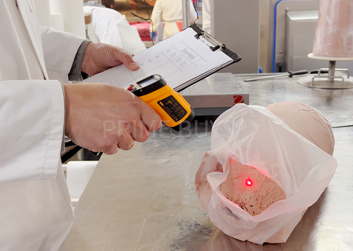 Prime Buys quality control team checking a wrapped doner product